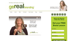 Desktop Screenshot of getrealbranding.com