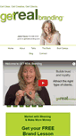 Mobile Screenshot of getrealbranding.com